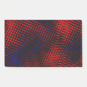 Riscos cruzados vermelho e azul post-it klebezettel (Vorderseite)