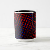 Riscos cruzados vermelho e azul tasse (Zentrum)