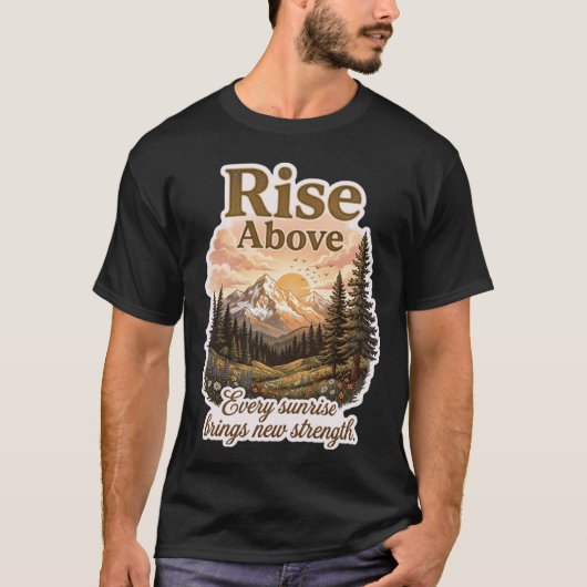 Rise Above Adventure T-Shirt (Vorderseite)