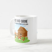Rise And Brine Chicken Kaffeetasse (Vorderseite Links)