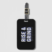 rise and grind gepäckanhänger (Vorderseite Vertikal)
