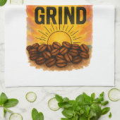 Rise and Grind Kitetücher Geschirrtuch (Gefaltet)