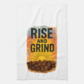 Rise and Grind Kitetücher Geschirrtuch (Vertikal)
