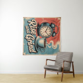 Rise And Grind Wandteppich (Beispiel (Horizontal))