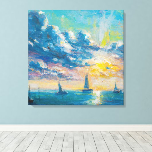 Rise and Shine A New Day Leinwanddruck (Insitu (Holzboden))