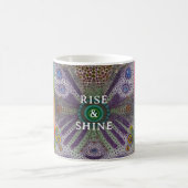 “Rise and Shine – Abstract Rainbow Power Mug” Kaffeetasse (Mittel)