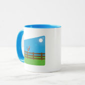 Rise and Shine Cluckers Funny Rooster Tasse (Vorderseite Links)