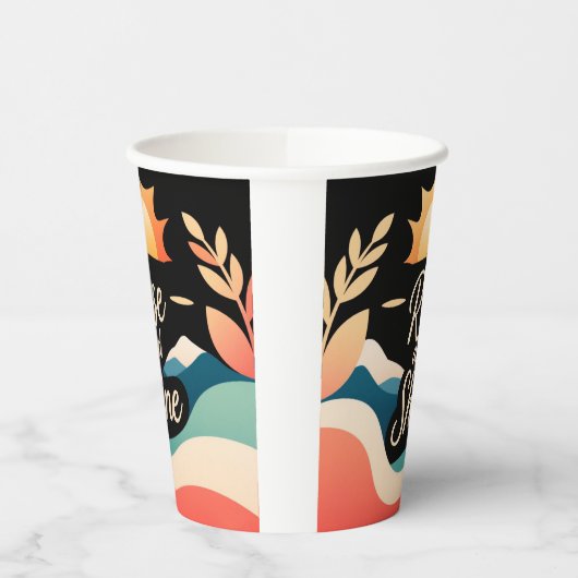 Rise and Shine: Ein neuer Start Pappbecher (Links)