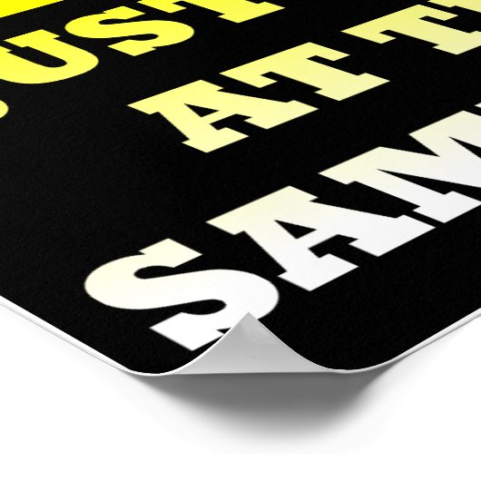 Rise and Shine Funny Poster (Ecke)