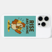Rise and Shine Happy Chicken Case-Mate iPhone Hülle (Rückseite (Horizontal))