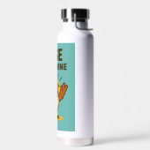 Rise and Shine Happy Chicken Trinkflasche (Links)