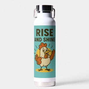 Rise and Shine Happy Chicken Trinkflasche