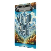 "Rise and Shine: Mit diesem Design Clipboards Mini Klemmbrett (Gewinkelt2)