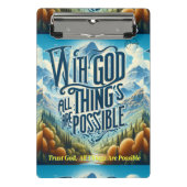 "Rise and Shine: Mit diesem Design Clipboards Mini Klemmbrett (Vorderseite)