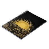 Rise and Shine Notebook - Sunrise Graphic- Morning Notizblock (Linke Seite)