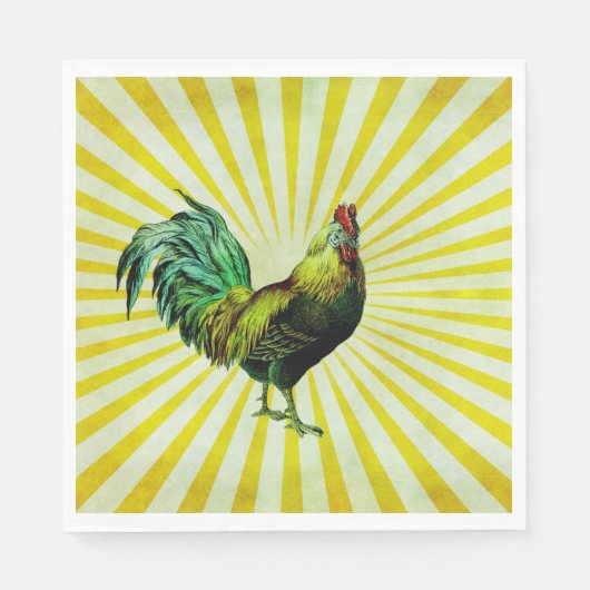 Rise and Shine Paper Napkin Serviette (Vorderseite)