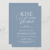 Rise and Shine, Post Hochzeit Brunch Celebration Einladung (Vorne/Hinten)