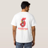 "Rise and Shine: RoosterLon Print T - Shirt" T-Shirt (Schwarz voll)