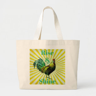 Rise and Shine Tote Bag Jumbo Stoffbeutel