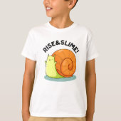 Rise and Slime Funny Snail Pub T-Shirt (Vorderseite)