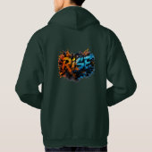 RISE – Artistic Urban Energy Hoodie (Rückseite)