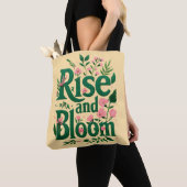 Rise & Bloom - Botanischer Totenbeutel Tasche (Von Nahem)