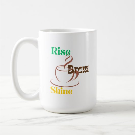 Rise Brew Shine 15 oz Classic Kaffeetasse (Links)