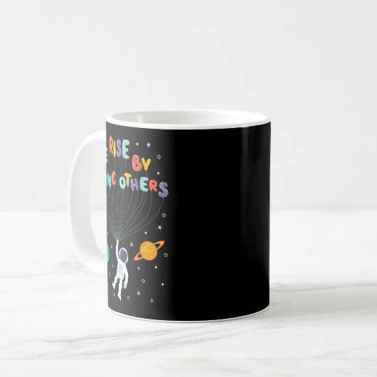 Rise Children Apparel Uni-kids Black Small We Rise Kaffeetasse (Vorderseite Links)