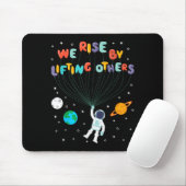 Rise Children Apparel Uni-kids Black Small We Rise Mousepad (Mit Mouse)