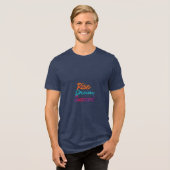 Rise Dream Erfolgreich Tri-Blend Shirt (Vorderseite voll)
