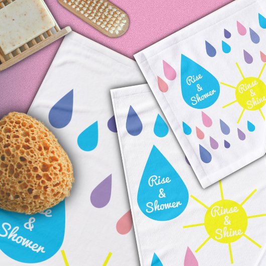 Rise & Dusche, Rinse & Shine Badhandtuch Set