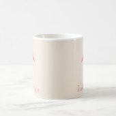 Rise & Flamingle Flamingo - sanft beige tropisch Kaffeetasse (Mittel)