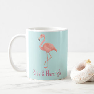 Rise & Flamingle Pink Flamingo - Light Blue Kaffeetasse