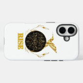 RISE Gold Phoenix Motivations iPhone 16 Hülle - Bl (Rückseite (Horizontal))