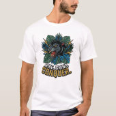 Rise Grind Conquer Panther T-Shirt – Der Pfad des  (Vorderseite)