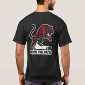 Rise Grind Conquer Tiger T-Shirt – Übernimm den We (Rückseite)