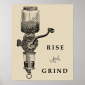 RISE & GRIND POSTER (Vorne)