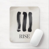 Rise Inspirational Mousepad for Daily Focus (Mit Mouse)