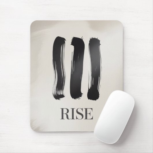 Rise Inspirational Mousepad for Daily Focus (Mit Mouse)