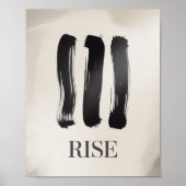 Rise – Minimalist Inspirational Poster for Mental  (Vorne)