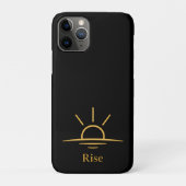 Rise — Minimalist Sunrise Case-Mate iPhone Hülle (Rückseite)