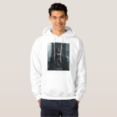 Rise of the AI Empress: Sci Fi Cyberpunk Art Hoodie (Vorne ganz)