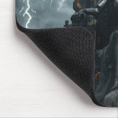  Rise of the AI Empress: Sci fi Cyberpunk Pad Mousepad (Ecke)