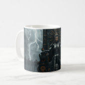  Rise of the AI Empress: Sci Fi Cyberpunk Theme  Kaffeetasse (Vorderseite Links)