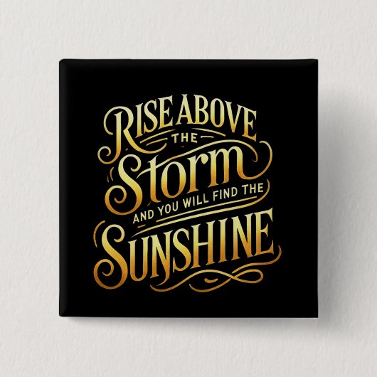 Rise Oove- und Shine-Taste Button (Vorderseite)