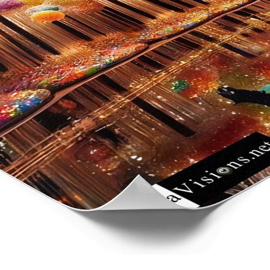 "Rise" - Phonenix Candyland Poster (Ecke)