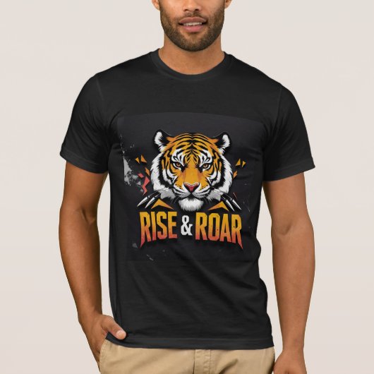 Rise & Roar - Tiger T-Shirt (Vorderseite)
