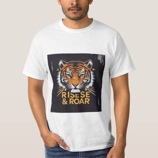 Rise & Roar - Tiger T-Shirt (Vorderseite)