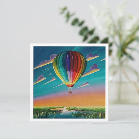 Rise & Shine Balloon - Mini Print (Stehend Vorderseite)