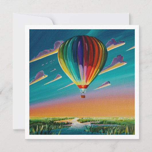 Rise & Shine Balloon - Mini Print (Vorderseite)